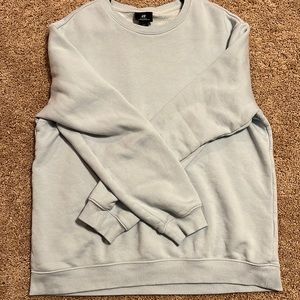 h&m baby blue crew neck